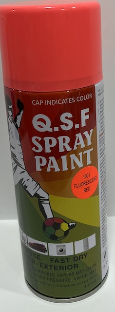QSF Fl Red Spray Paint